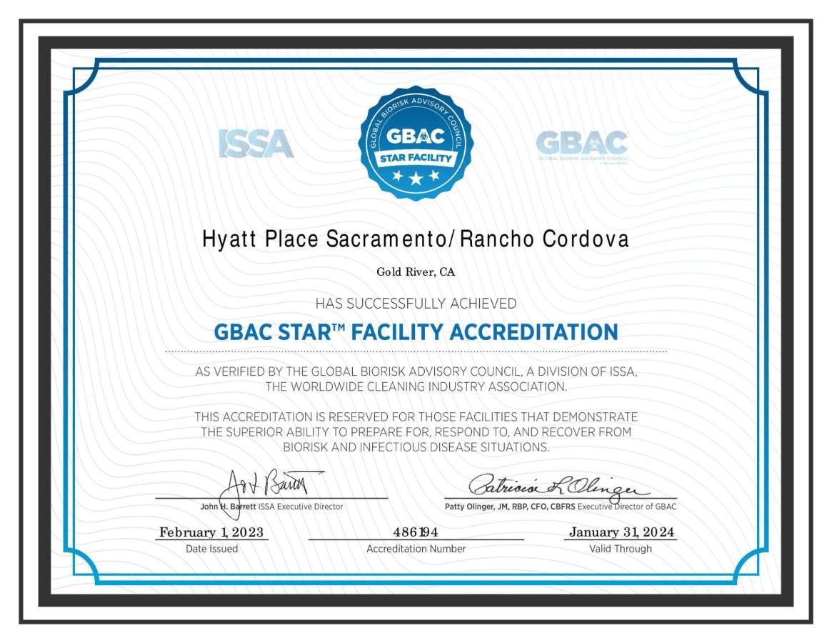 Hyatt Place Sacramento Rancho Cordova Eksteriør bilde